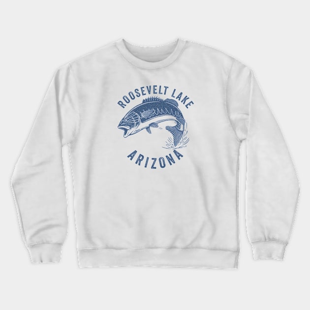 Roosevelt Lake Arizona Crewneck Sweatshirt by Eureka Shirts